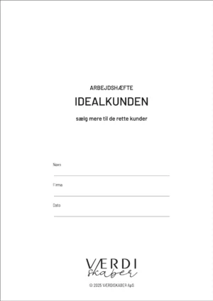 Idealkunden Arbejdshæfte cover